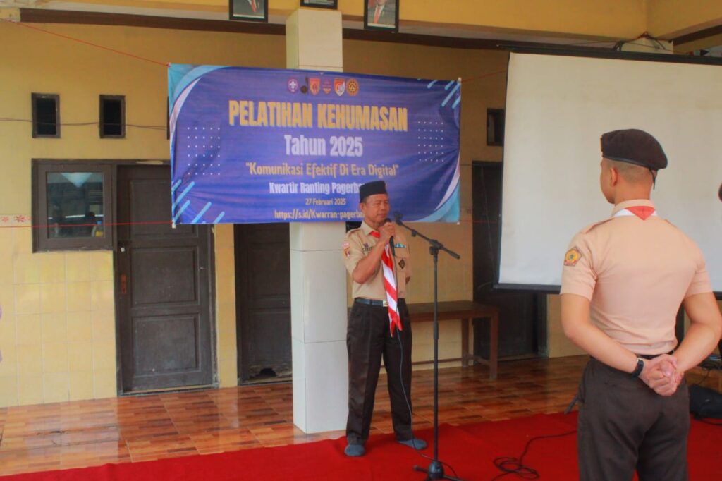 Kwarran Pagerbarang Gelar Pelatihan Kehumasan 2025, harapkan Perkuat publikasi Pramuka.