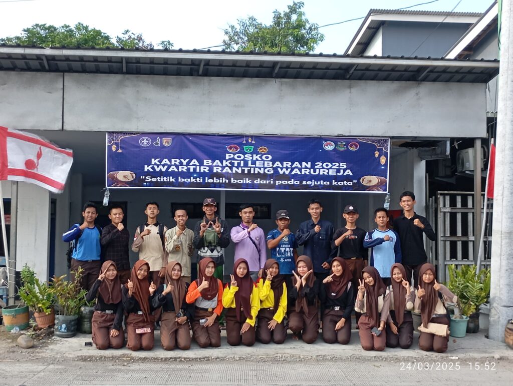 Menjelang Giat APPKBL, Kwarran Warureja menyiapkan Posko Karya Bakti Lebaran