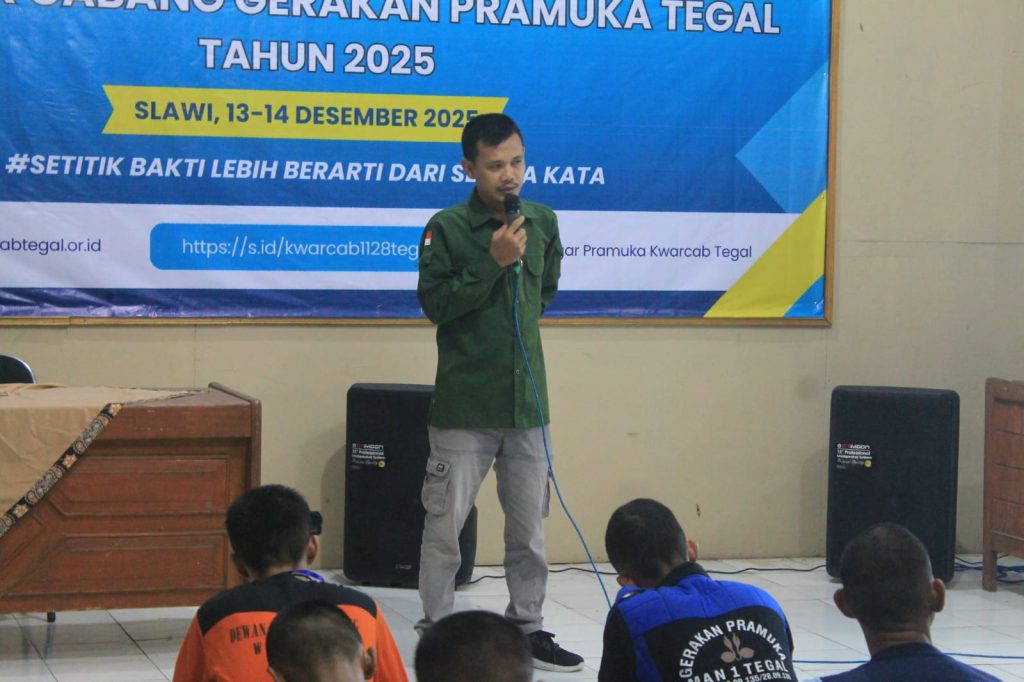 Kwarcab Tegal Gelar Pelatihan Pramuka Peduli Tahun 2025