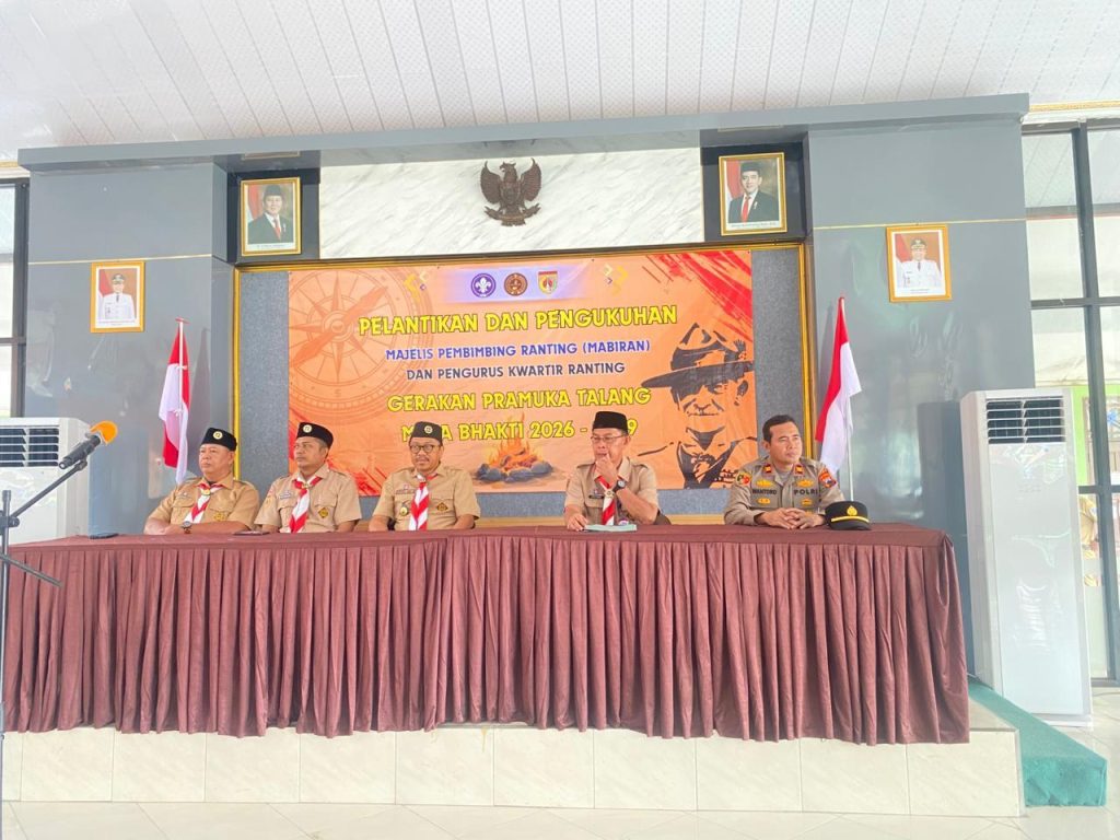 PELANTIKAN & PENGUKUHAN MABIRAN DAN PENGURUS KWARTIR RANTING TALANG KWARTIR CABANG TEGAL TAHUN 2026